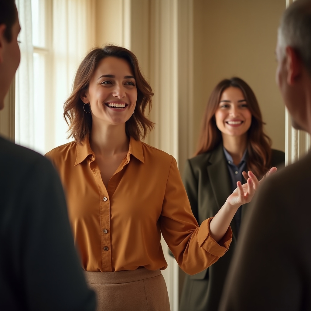 Ведущий приветствует участников на первом занятии семинара по семейному бюджету