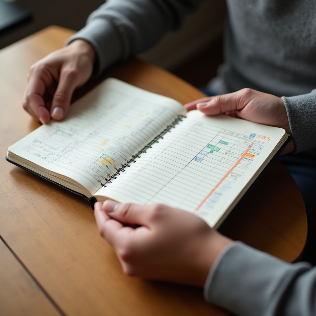 Ведение записей и отслеживание бюджета в блокноте